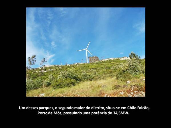 A energia eólica no distrito de Leiria